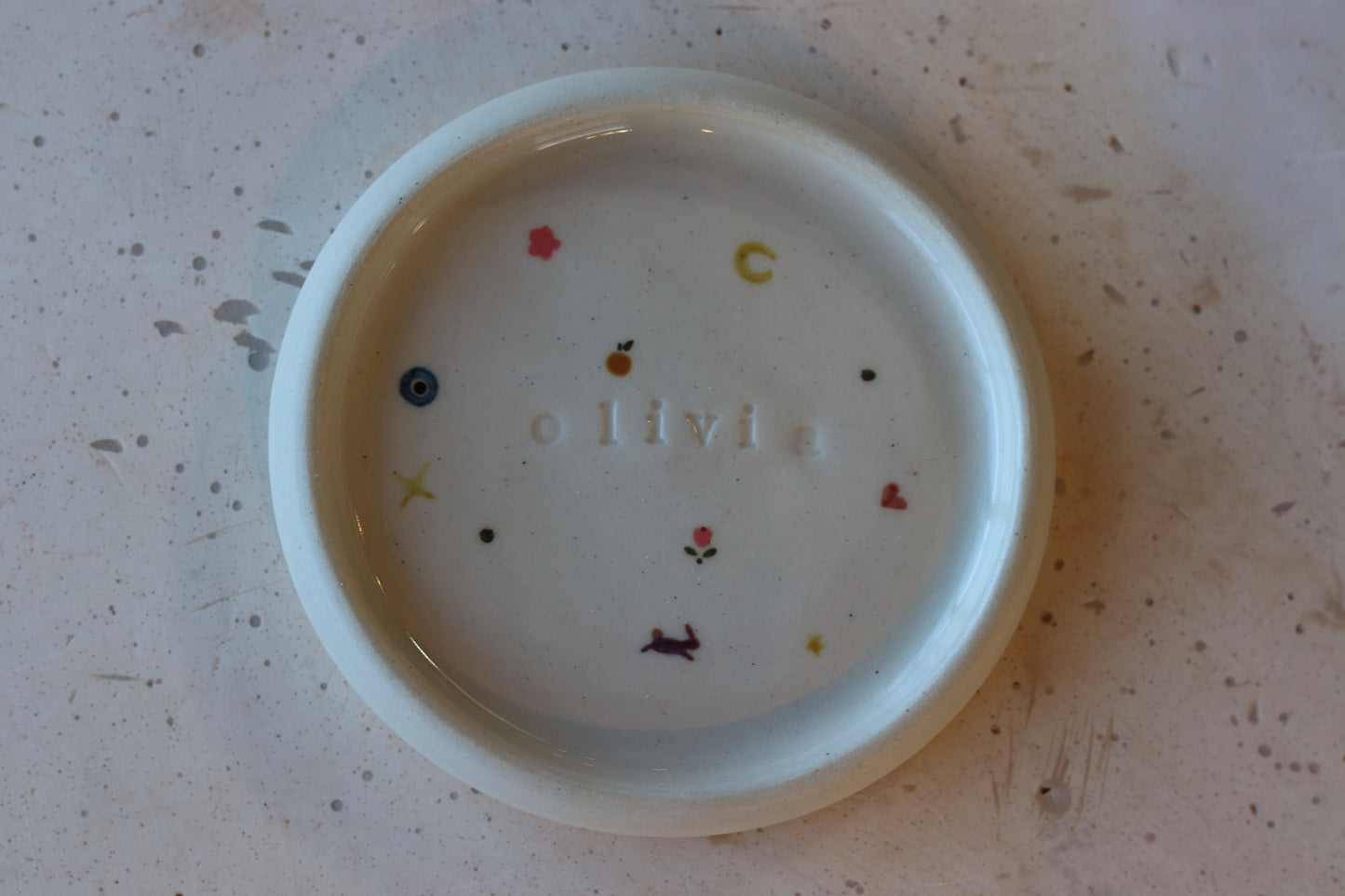 Personalized Ceramic Dish